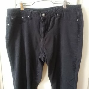 3/$15! Black jeggings